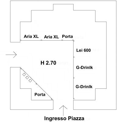 Fioschini - Nico Piazza Cavour con struttura senza quote